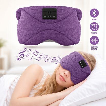 Masque sonore Bluetooth Restelya — pochette de transport fournie